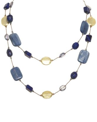 Margo Morrison Vermeil Gemstone Necklace