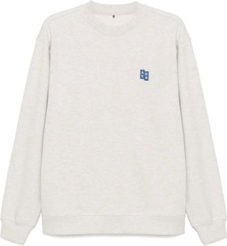 Ader Error Trs tag sweatshirt - men - Cotton - M - Grey