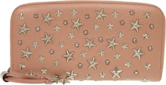 Jimmy Choo London Leather Long Wallet (Bi-Fold) (Pre-Owned)