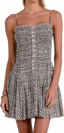 Elan Grace Mini Dress In Grey