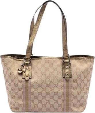 Gucci Pre-owned Tote Bags, female, Beige, Size: ONE SIZE Pre-owned Jolicoeur Tote