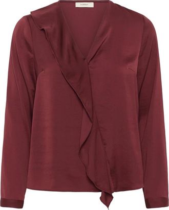 Inwear Overhemden, Dames, Rood, M, Auda IW Blouse