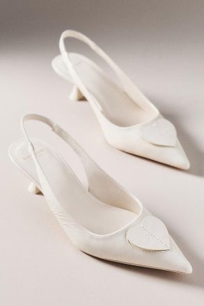 Kate Spade New York Lover Kitten-Heel Slingbacks
