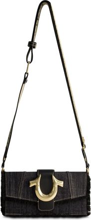 True Religion Frayed Denim Flap