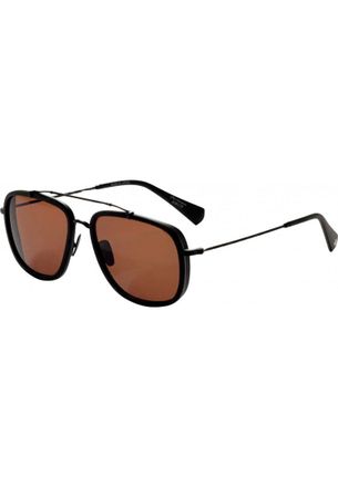 John Varvatos Mens SJV550 56 560BLA Sunglasses - Black - One Size