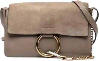 Chlo&eacute; Pre-owned Faye Crossbody - Dames - Vintage Schoudertas - Bruin - ONE Size - Leer - Vintage