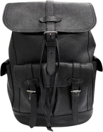 Coach Pre-owned Hudson Zaino in Pelle - - Pre-owned - Uomo - Nero - ONE SIZE