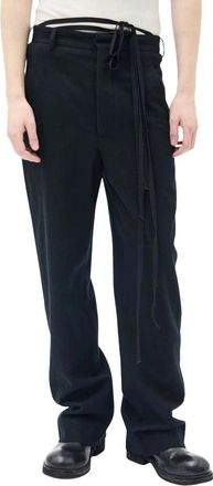 Ann Demeulemeester Kostuumbroek - Heren - Nette broeken - Zwart - L - Wol - Broeken