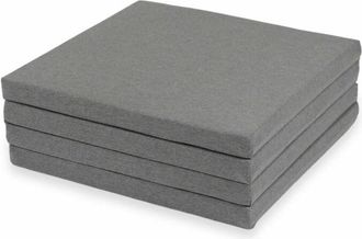 OEM Alfombra De Juego Infantil 120x120cm, Cuadrada, Plegable, Color Gris