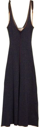 Marni Sleeveless Tie Strap Knit Maxi Dress in Mlb74Orion Blue at Nordstrom, Size 10 Us