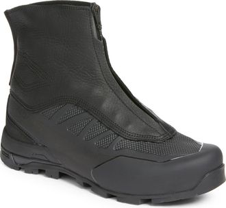 Salomon Tepiaz Advanced Water Repellent Hiking Boot in Black/Black/Sedona at Nordstrom, Size 10