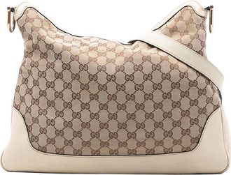 Gucci Pre-owned Gucci GG Canvas Bamboo Diana Satchel Ladies ZMMBLVBF6ZHF744U