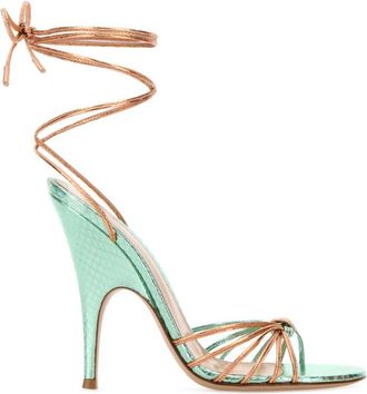 Gianvito Rossi Multicolor Two-tone Leather Heels