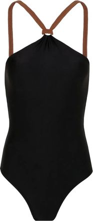 Lenny Niemeyer halter-neck knotted swimsuit - Black