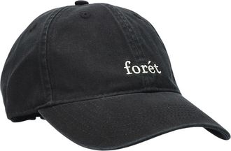 For&eacute;t Accessoires, Heren, Zwart, ONE Size, Katoen, Hawk Washed Cap