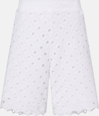 Max Mara Bermudas Uguale con bordado ingl&eacute;s