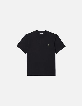Lacoste Mens Lacoste Mens Black T-shirt - Size: 46/48
