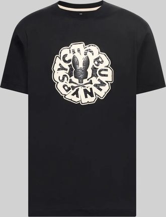 Psycho Bunny Mens Toby Graphic Tee 001 BLACK / XXL
