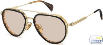 David Beckham DB 1226/G/S Asian Fit RHL/63 Mens Sunglasses Gold Size 57