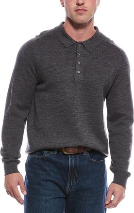 Magaschoni Merino Wool-Blend Johnny Collar Sweater