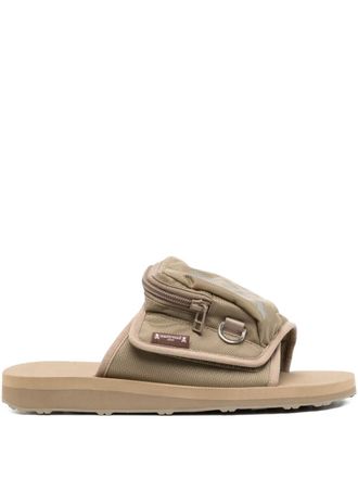 Mastermind Japan x Suicoke reflecterende sandalen - Beige