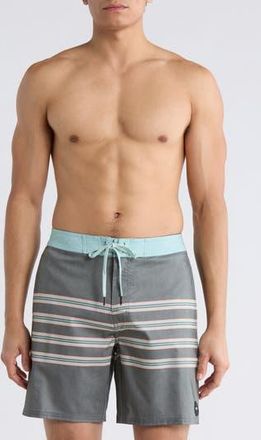 Rvca County Line Swim Trunks in Black at Nordstrom Rack, Size 30