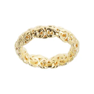 Autentica Polished Byzantine Band Ring