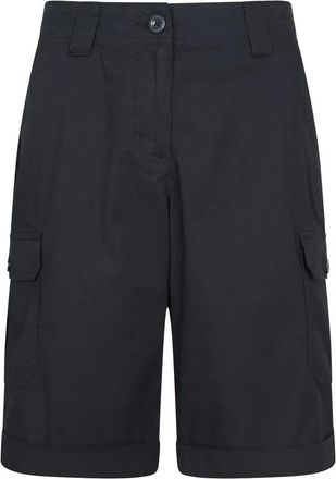 Mountain Warehouse Dames Coast Stretch Cargo Shorts (Zwart)