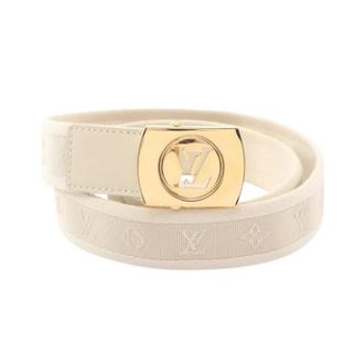 Louis Vuitton Pre-owned Vintage Canvas Belt - female - Louis Vuitton Vintage - Vintage Belts - Beige - ONE SIZE - Pre-owned