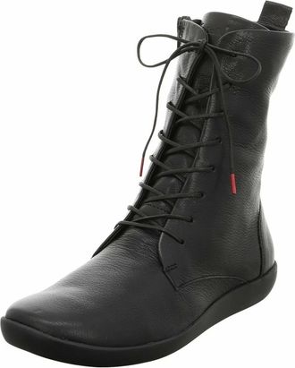 Think Denk Veterboot - Dames - Schoenen - Zwart - Maat: 37 1/2 EU Leer