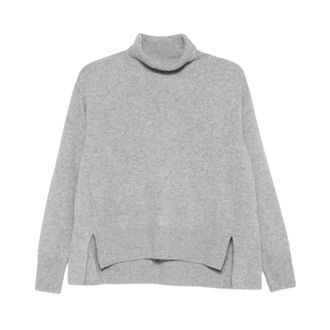 C.T. Plage Jersey de cuello alto - Knitwear - Mujer - Gris - XS