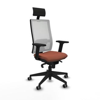 Piqueras y Crespo Silla Piqueras Y Crespo 2d066g1 Marr&oacute;n Ergon&oacute;mica Ruedas 65 Mm