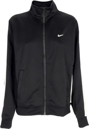 Nike Poly-knit Swoosh Trainingsjack - Dames - Trainingsjackets - Zwart - L - Polyester - Fitness