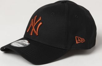 New Era Cappello NY New Era in cotone con logo ricamato