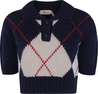 N&deg;21 Polo Shirts - Dames - Polos - Blauw - S - Tops