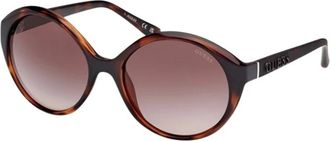 Guess Sunglasses, female, Brown, 57 MM, Oval Sunglasses