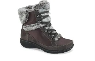 Aetrex Womens Fiona Weatherproof Boot In Charcoal