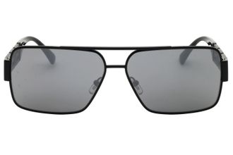 Versace VE2290 Metal Frame with Tinted Lenses Sunglasses - Black
