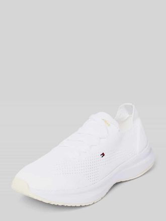 Tommy Hilfiger Low Top Sneaker in Strickoptik in Weiss, Gr&ouml;&szlig;e 40