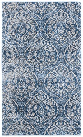 Safavieh Alfombra tradicional de polipropileno azul/gris, 122 x 183 cm