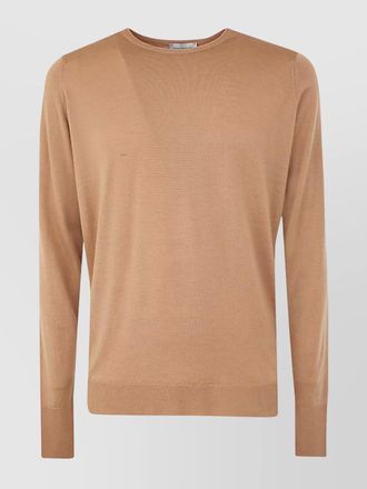 John Smedley merino wool long-sleeve crew-neck jumper