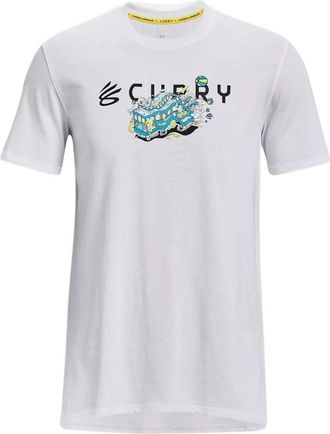 Under Armour x Curry Trolly Heavyweight T-Shirt White 1376273-100