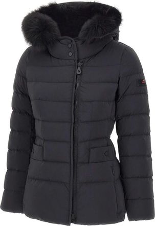 Peuterey Turmalet ML 06 Fur - Dames - Gewatteerde jassen - Zwart - 2XL - Polyester - Jassen