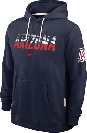 Nike Arizona Sideline Standard Issue Nike Mens Dri-FIT College Pullover Hoodie in Blue | 03AZ41SUAN-8DF