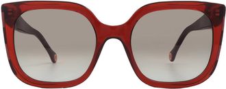 Carolina Herrera Brown Cat Eye Ladies Sunglasses HER 0128/S 0C8C/HA 54
