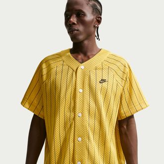 Nike Mens Nike Sportswear Club Jersey in Yellow | II4428-389