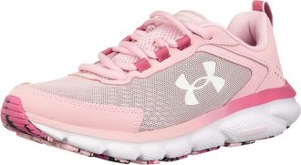 Under Armour Charged Assert 9 Mrbl D Pink / Black 3025951-600 Womens