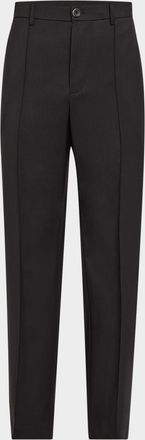 Helmut Lang Mens Relaxed-Fit Pleated Suit Trousers