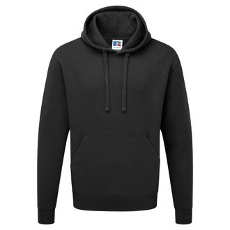 Russell Athletic Russell Heren Authentieke Hooded Sweatshirt / Hoodie (Zwart)