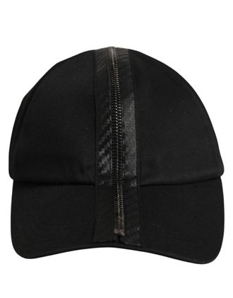 Dolce & Gabbana HAT10079 Cotton Blend Baseball Cap - Black
